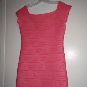 Hot Gal pink fitted dress